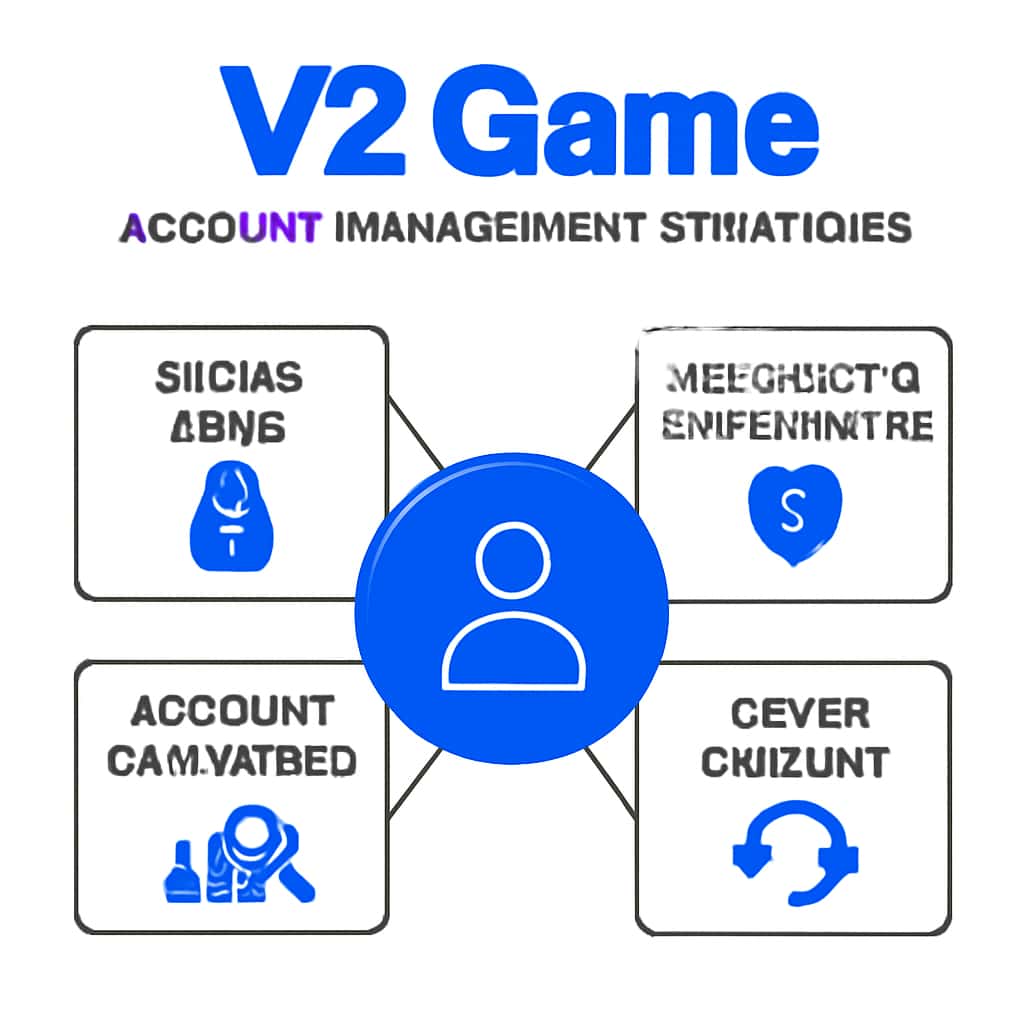 Illustration of account management techniques for V2 Game.