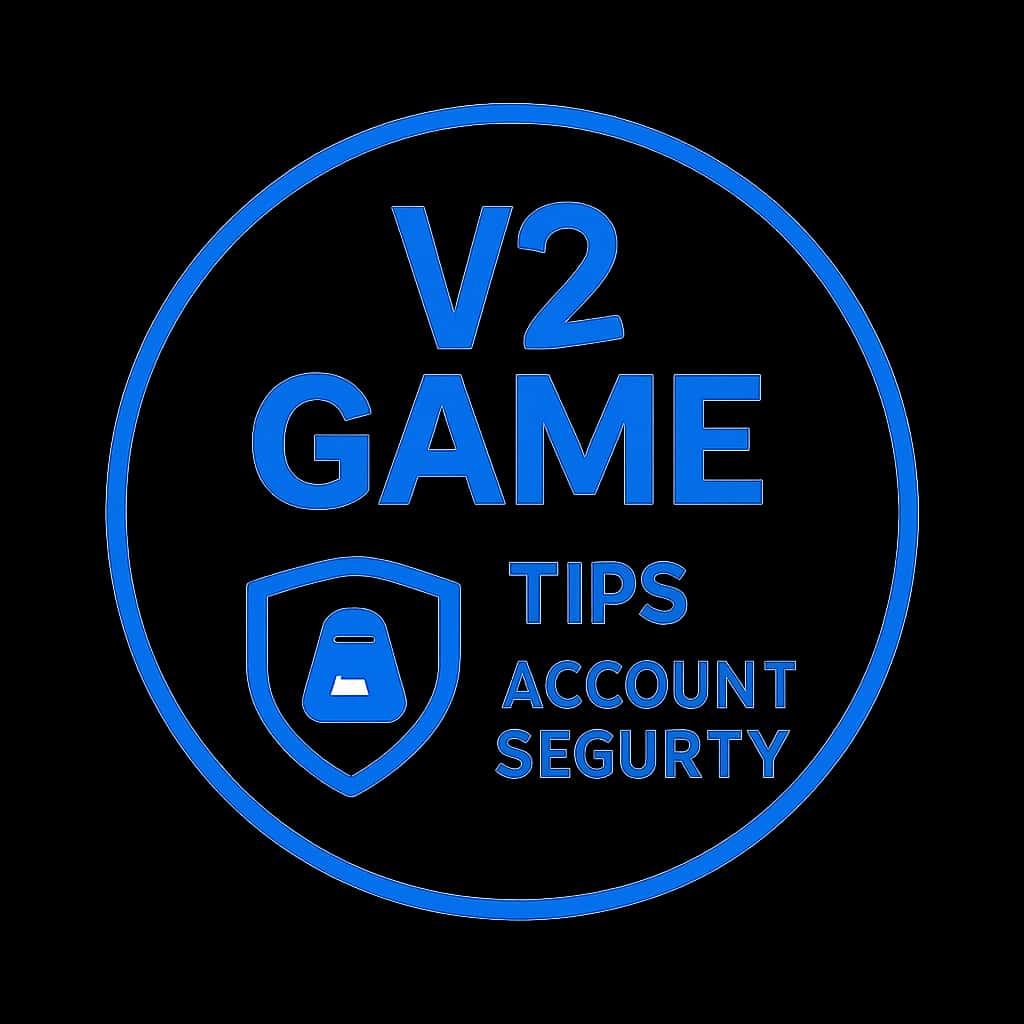An icon representing account security tips for V2 Game.